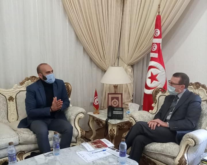 The president of Attalaki’s meeting with the Minister of Religious Affairs Mr. Ahmed Adhoum
